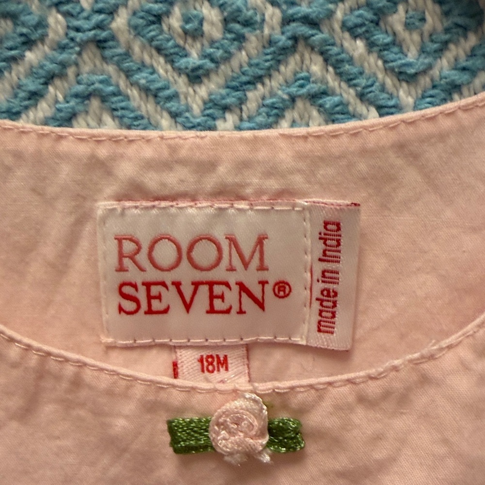 Room Seven Pink Ruffled Baby Romper - Picture 5 of 9